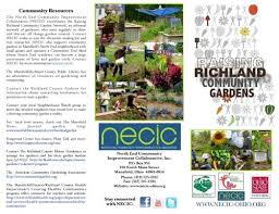 Necic Community Garden Brochure 2016