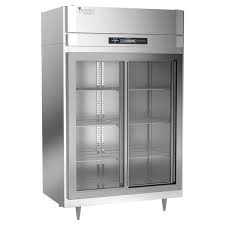 Victory Refrigeration Drsa 2d S1 Ld Hc 52 13 46 5 Cu Ft Top Mounted 2 Section Glass Door Reach In Refrigerator