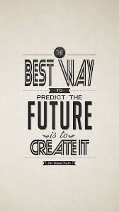 Create the future, desenho, frase, frases, illustrator, peter drucker,  phrase, HD mobile wallpaper | Peakpx