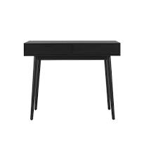 stylewell amerlin black wood vanity desk 39 37 in w x 31 50 in h