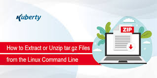 how to extract or unzip tar gz files