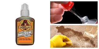 how to get gorilla glue out of carpet