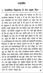 short paragraph on ldquo my first day in school rdquo in hindi 