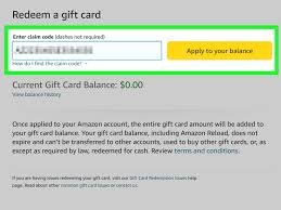 check an amazon gift card balance