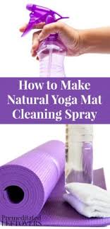 natural yoga mat cleaning spray recipe
