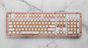 Durock, housing lubed with 205g0 and wires lubed with dielectric grease. We Re Upgrading Our Desk With This Super Pretty Rose Gold Keyboard Keyboard Retro Typewriter Rose Gold