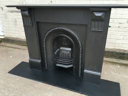 original victorian slate fireplace