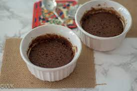 eggless microwave chocolate cake with