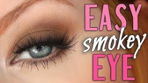 easy smokey eye tutorial shown in