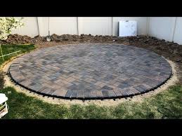 How To Build A Round Paver Patio