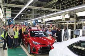toyota produces one millionth corolla