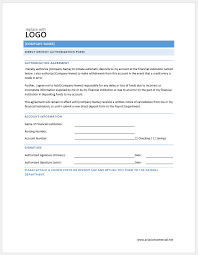 Free Fillable Direct Deposit Authorization Form 328