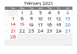 Here you can also download and customize your own february calendar 2021 by adding events to any day on word version. Free February 2021 Calendar Printable
