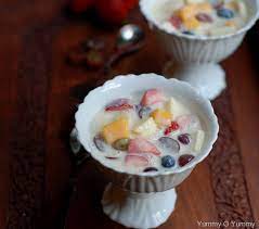 easy fruit salad with condensed milk