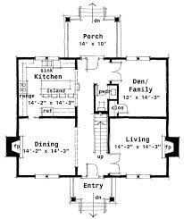 Center Hall Colonial House Plans