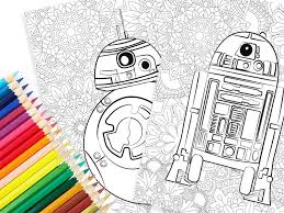 Star wars characters coloring page: Free Star Wars Printable Coloring Pages Bb 8 C2 B5