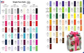 Offray Single Face Satin Ribbon Colours