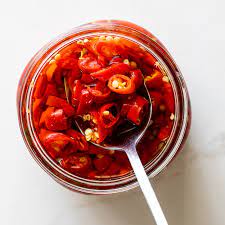easy quick pickled chillies simply