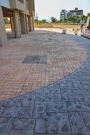outdoor sted concrete flooring