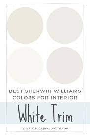 best sherwin williams white paint color