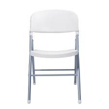 image plastic folding chair off white