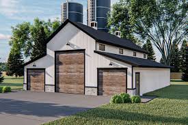 pole barn garage house plan