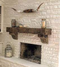 Timeless Rustic Fireplace Mantel