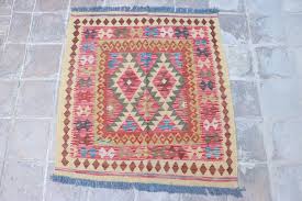 turkish handmade wool rug multicolor