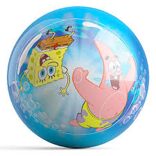 spongebob patrick in a bubble bowling