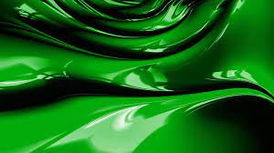 3d art abstract green wavy background