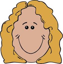 drawing of a fat face - Clip Art Library