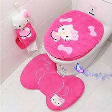 Eliphs 4pcs O Kitty Bathroom Set