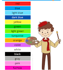 los colores en inglés para que aprendan