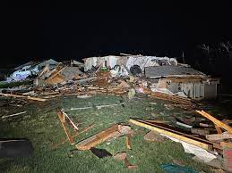Tornado damage reported in Andover, Kansas