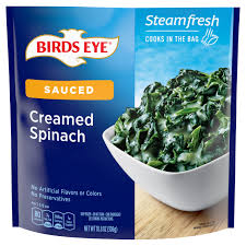 birds eye creamed spinach sauced