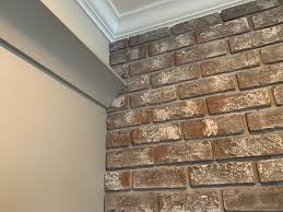 To learn the ins and outs of shed skirting, click here! Sean S Diy Faux Brick Basement Bar Wall Genstone