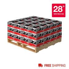 fastenstrong 28 3 1 2 in galvanized framing nails smooth shank bulk pallet 96 000 pieces 48 2000 packs