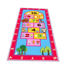 hopscotch game rug kids play area rug