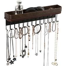Jewelry Organizer And Holder With 25 Hooks