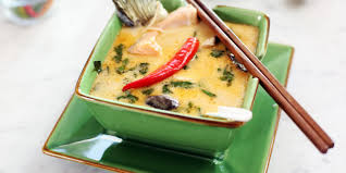 Thai coconut soup recipe vegan style filled with veggies! Thai Coconut Salmon Soup Andrew Zimmern