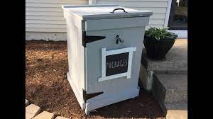 Architectural mailboxes elephantrunk parcel drop is the best solution for parcel deliveries. On The Fly Diy Porch Pirate Proof Mailbox Youtube