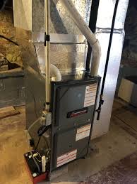 replace old fuel oil furnace with new