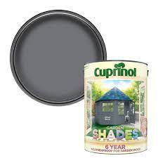 cuprinol garden shades paint silver