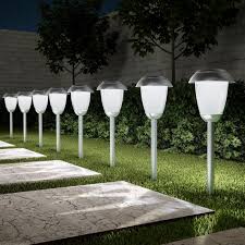 Solar Path Outdoor Stake Lights Set