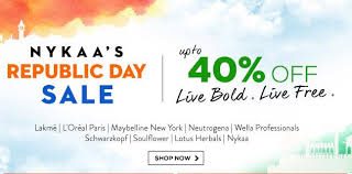 nykaa republic day up to 40 off