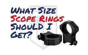 what size scope ring do i need gun