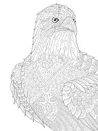 Free printable zentangle eagle coloring pages for adults and teens! Zentagle Eagle Coloring Pages For Adults