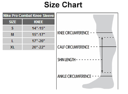 29 Extraordinary Nike Pro Combat Knee Sleeve Size Chart