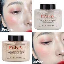 face makeup smooth loose powder oil