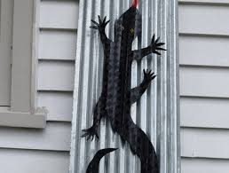 Lizard Corrugated Iron Garden Art